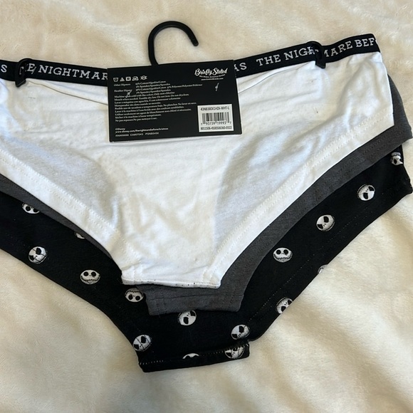 Disney The Nightmare Before Christmas 3-Pack Hipster Shorties — Size L — NW - Picture 5 of 5